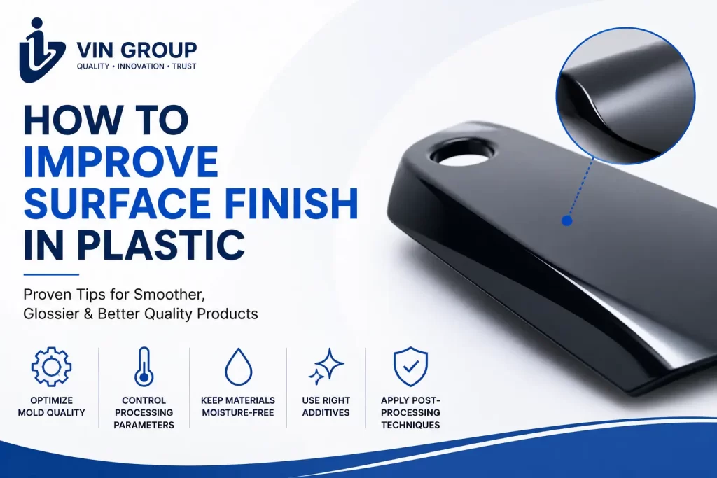 how to improve surface finish in plastic