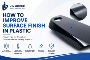 how to improve surface finish in plastic