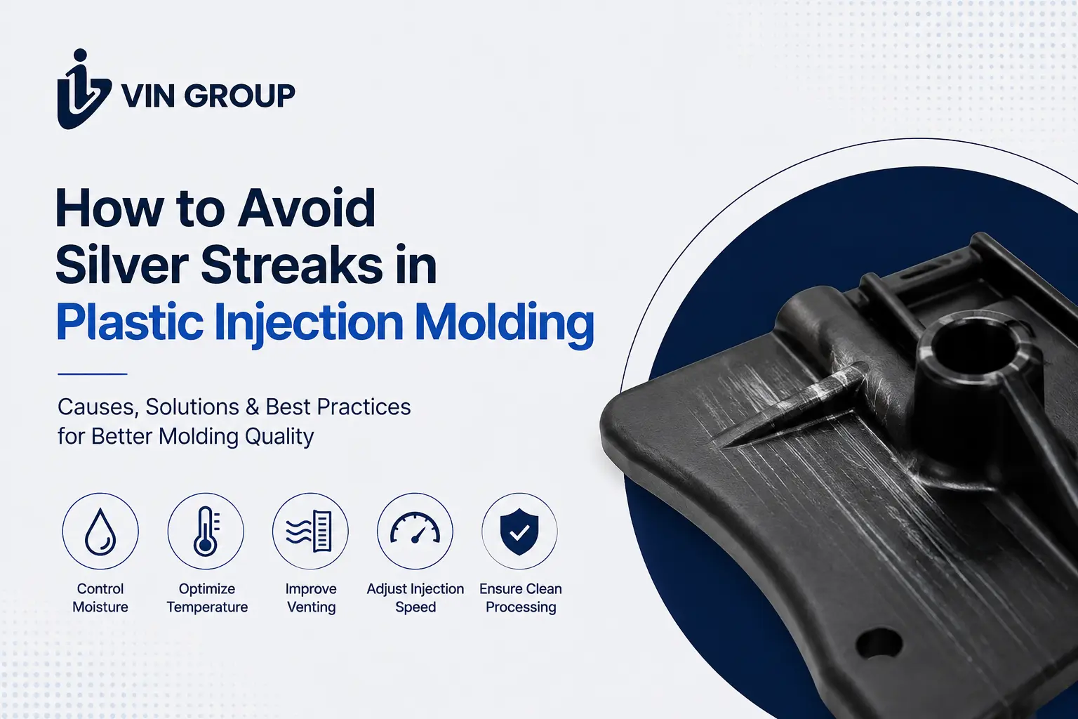 solution for silver streaks in plastic