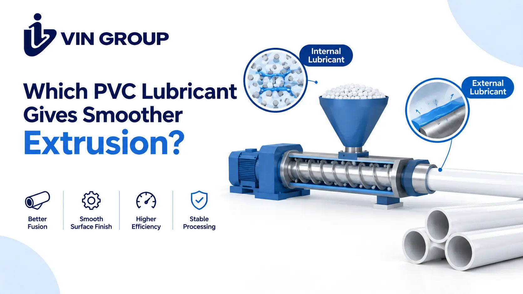 PVC pipe lubricant additive