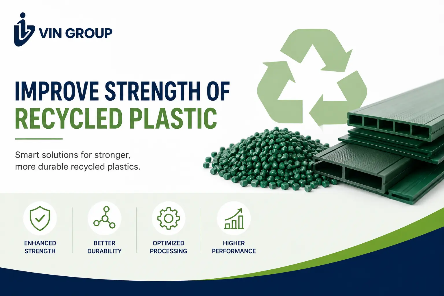 improve strength of recycled plastic