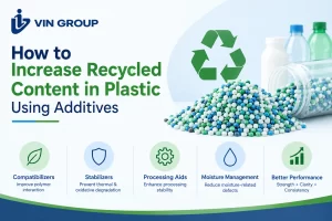 increase recycled content additive plastic